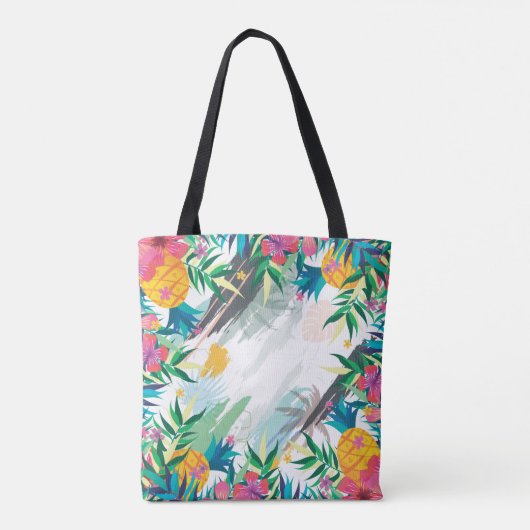 Tote Bag Ananas Abstrait (Dos)