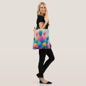 Tote Bag Ananas coloré (Sur le modèle)