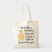 Tote Bag Ananas d'appréciation de maître d'école d'été (Devant)