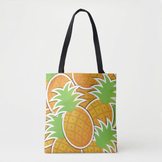 Tote Bag Ananas funky (Devant)
