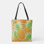 Tote Bag Ananas funky (Dos)