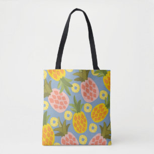 Tote Bag Ananas naturel Abstrait : Beauté Vintage.