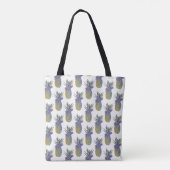 Tote Bag Ananas Pop Art coloré (Dos)