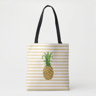Tote Bag Ananas rayé Fourre-tout