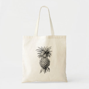 Tote Bag Ananas vintages d'illustration d'ananas de 1800s