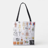 Tote Bag Anatomie humaine Couleur Médicale (Dos)