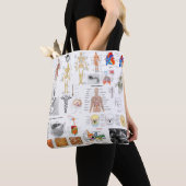 Tote Bag Anatomie humaine Couleur Médicale (De près)