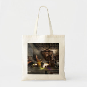 Tote Bag Ancien banc de l'église en bois avec Kneeler