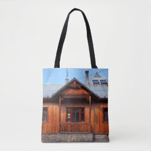 Tote Bag Ancien logement de maison traditionnelle en bois,