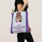 Tote Bag Ancienne Promenade Palmette (De près)