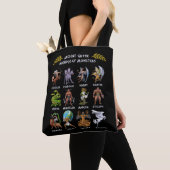 Tote Bag Ancient Greek Mythology Monsters (De près)