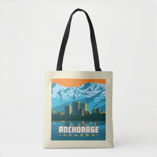 Tote Bag Ancrage, Alaska (Devant)