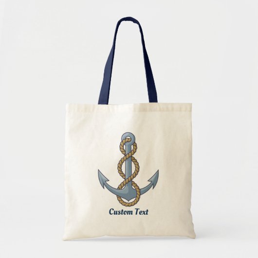 Tote Bag Ancre avec corde (Devant)