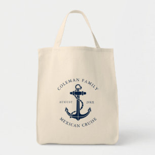 Tote Bag Ancre de bateau nautique Famille Croisière océaniq
