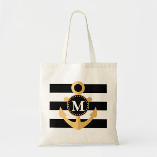 Tote Bag Ancre et rayures