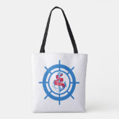 Tote Bag Ancre et volant (Dos)