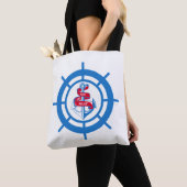 Tote Bag Ancre et volant (De près)