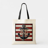 Tote Bag Ancre nautique (Dos)