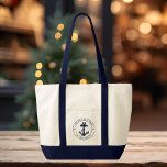 Tote Bag Ancre nautique Nom du bateau Bateau Custom Boat<br><div class="desc">Ajoutez le nom et l'emplacement de votre bateau ou capitaine en cliquant sur le bouton "Personnaliser" ci-dessus. Naviguez avec élégance avec notre sac fourre-tout nautique sur mesure, le compagnon ultime de vos aventures maritimes. Cette fourre-tout présente un design mignon inspiré des merveilles de l'océan, avec des motifs maritimes classiques comme...</div>