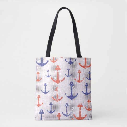 Tote Bag Ancrées Americana Côtière (Devant)