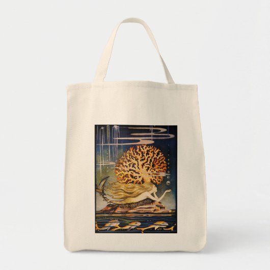 Tote Bag Andersen : Petit dessin de sirène (Devant)