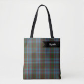 Tote Bag Anderson Clan Tartan Plaid Motif Scottish (Devant)