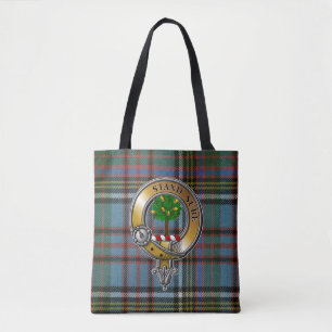 Tote Bag Anderson Tartan & Badge