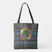 Tote Bag Anderson Tartan & Badge (Dos)