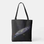 Tote Bag Andromeda Galaxy Starry Sky (Dos)