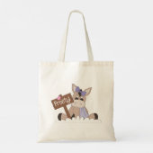 Tote Bag Âne d'hiver glacial (Dos)