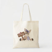 Tote Bag Âne d'hiver glacial (Devant)