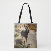Tote Bag âne souriant, Oatman Arizona, Route 66 (Devant)