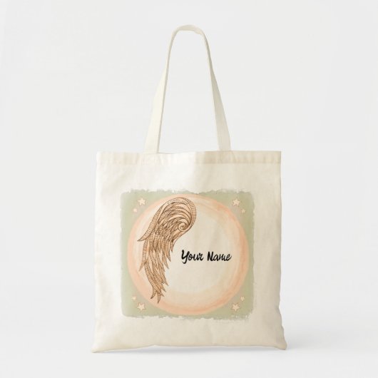 Tote Bag ange à une aile (Devant)
