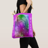 Tote Bag Ange avec les coeurs (De près)
