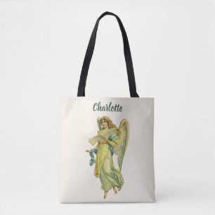 Tote Bag Ange de Noël victorien, Gloria in Excelsis Deo