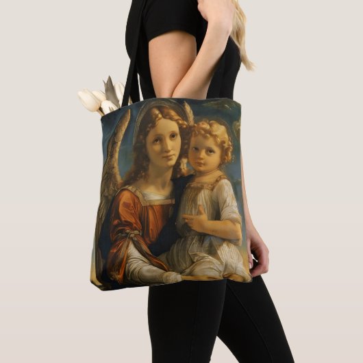 Tote Bag Ange et bébé Jésus (De près)
