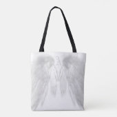 Tote Bag ANGEL AILES Monogramme blanc (Dos)