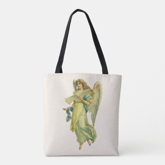 Tote Bag Angel de Noël victorien, Gloria in Excelsis Deo (Dos)