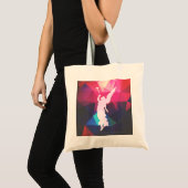 Tote Bag Angel géométrique Jouer Trumpet (Devant (produit))
