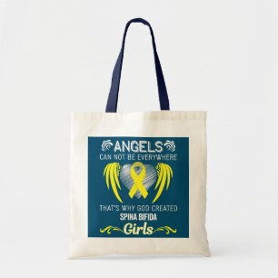 Tote Bag Angel Girl Spina Bifida Sensibilisation Supporter