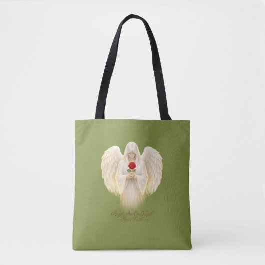 Tote Bag AngelicFaith CœurDOr (Devant)