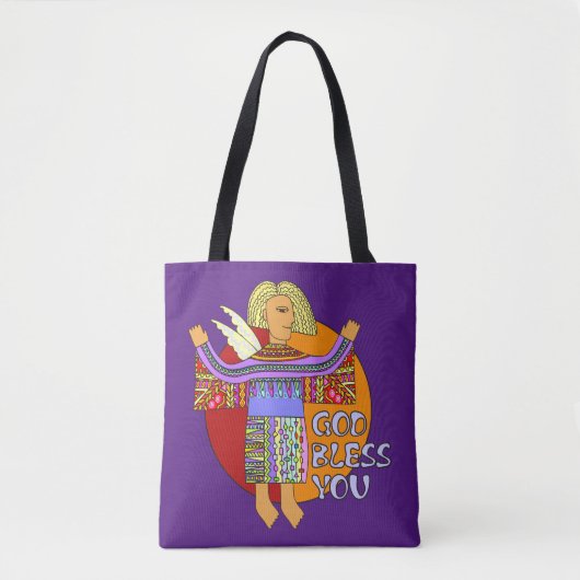 Tote Bag Angels Amour envoyé par Dieu + vos idées (Devant)