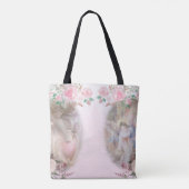Tote Bag Angels et Roses et rose (Dos)