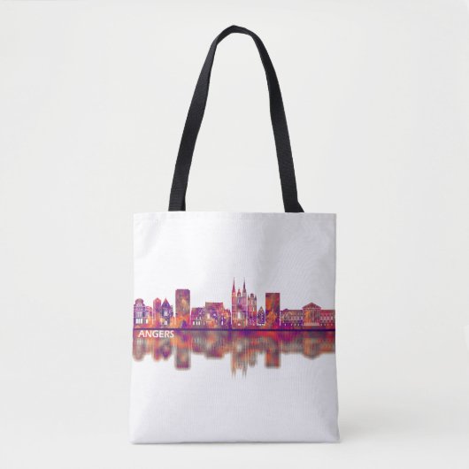Tote Bag Angers France Skyline (Devant)