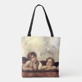 Tote Bag ANGES / Cherubs ailés, Nuages Raffaello Sanzio (Dos)