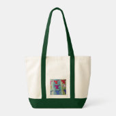 Tote Bag Anges de Noël avec trompettes (Dos)