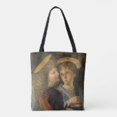 Tote Bag Anges du Baptême du Christ de Léonard de Vinci (Dos)