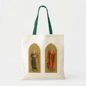 Tote Bag Anges musiciens de Noël, Renaissance Vintage (Devant)