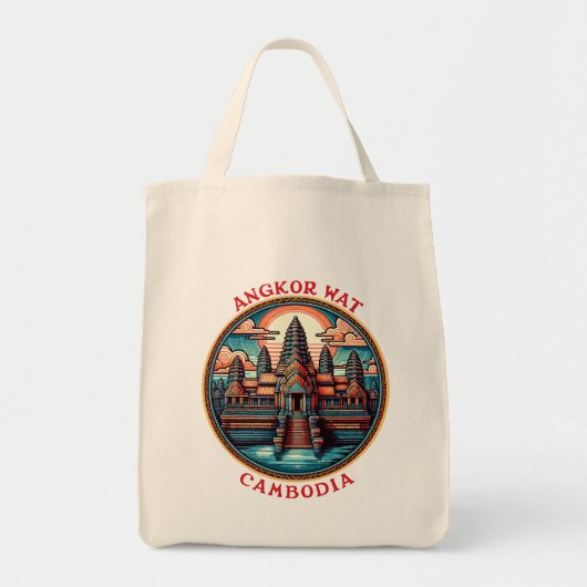 Tote Bag Angkor Vat, Cambodge (Devant)