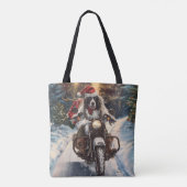 Tote Bag Anglais Setter Chien équitation Moto Noël (Dos)